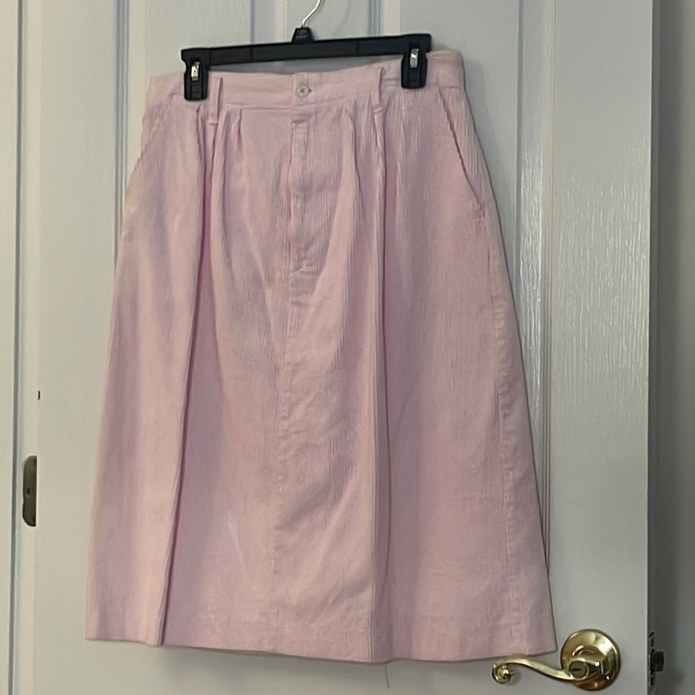 Pink corduroy skirt vintage